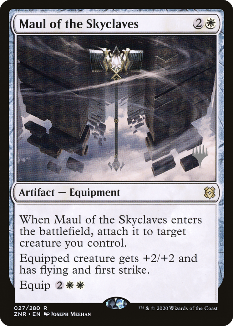 Maul of the Skyclaves (PZNR-27P) - Zendikar Rising Promos Foil - Premium MTG Single from Wizards of the Coast - Just $0.30! Shop now at Game Crave Tournament Store