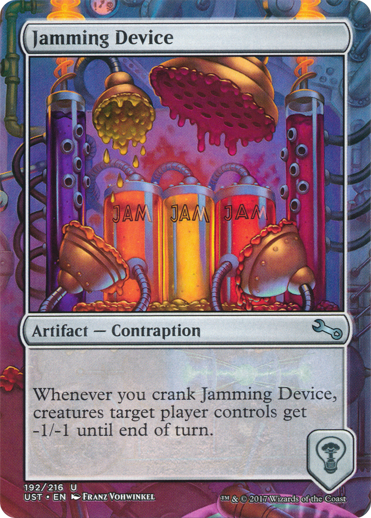 Jamming Device (UST-192) - Unstable (Borderless) Foil - Premium MTG Single from Wizards of the Coast - Just $0.61! Shop now at Game Crave Tournament Store