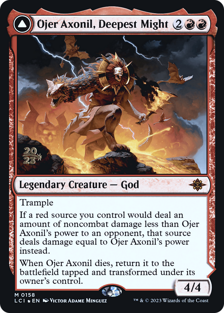 Ojer Axonil, Deepest Might // Temple of Power (PLCI-158S) - The Lost Caverns of Ixalan Promos Foil - Premium MTG Single from Wizards of the Coast - Just $0! Shop now at Game Crave Tournament Store