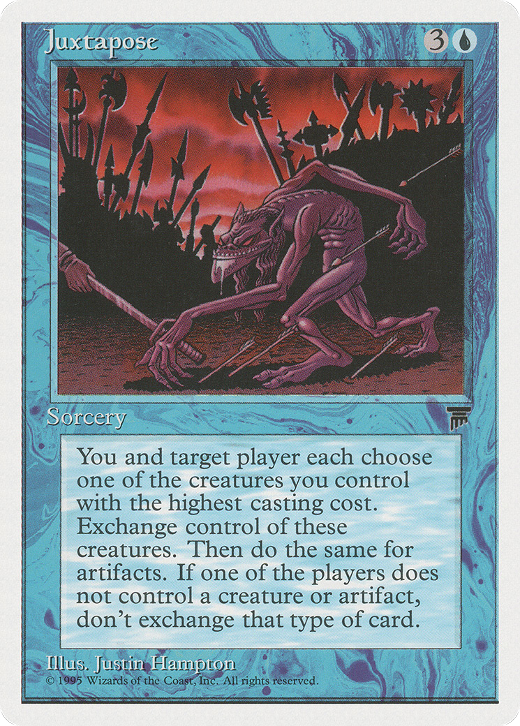 Juxtapose (CHR-022) - Chronicles - Premium MTG Single from Wizards of the Coast - Just $0.08! Shop now at Game Crave Tournament Store
