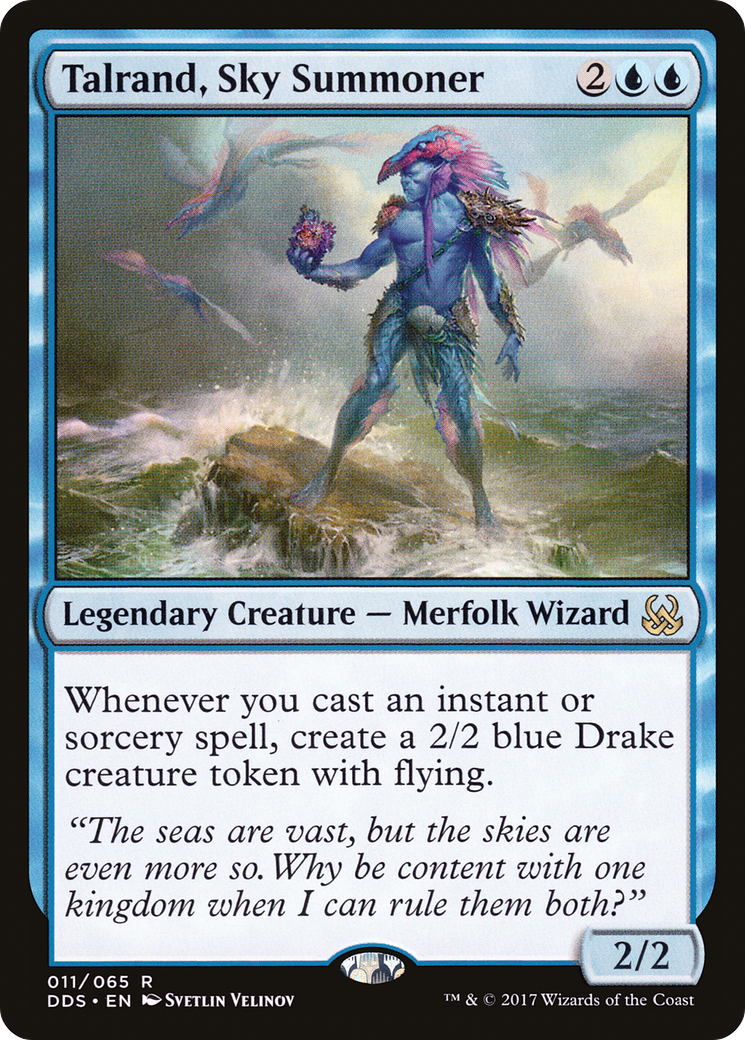 Talrand, Sky Summoner (DDS-011) - Duel Decks: Mind vs. Might - Premium MTG Single from Wizards of the Coast - Just $0.08! Shop now at Game Crave Tournament Store