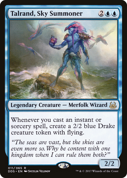 Talrand, Sky Summoner (DDS-011) - Duel Decks: Mind vs. Might - Premium MTG Single from Wizards of the Coast - Just $0.08! Shop now at Game Crave Tournament Store