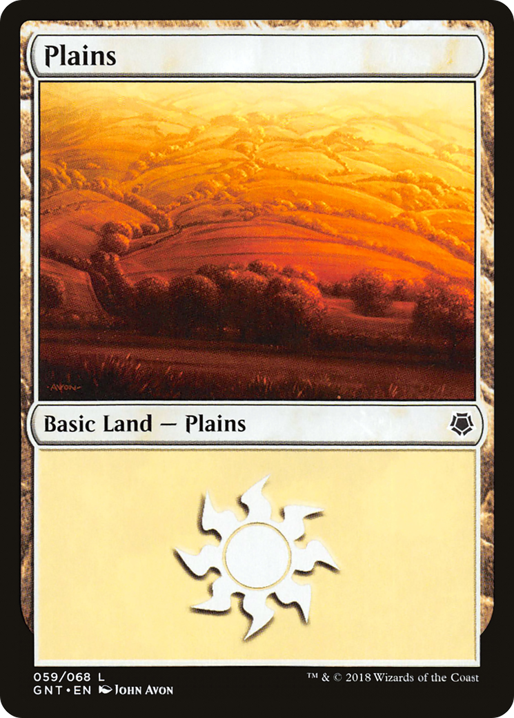 Plains (GNT-059) - Game Night - Premium MTG Single from Wizards of the Coast - Just $0.25! Shop now at Game Crave Tournament Store