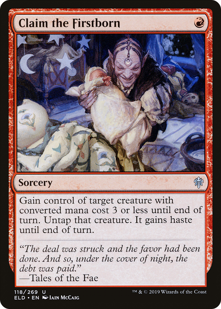Claim the Firstborn (ELD-118) - Throne of Eldraine - Premium MTG Single from Wizards of the Coast - Just $0.08! Shop now at Game Crave Tournament Store