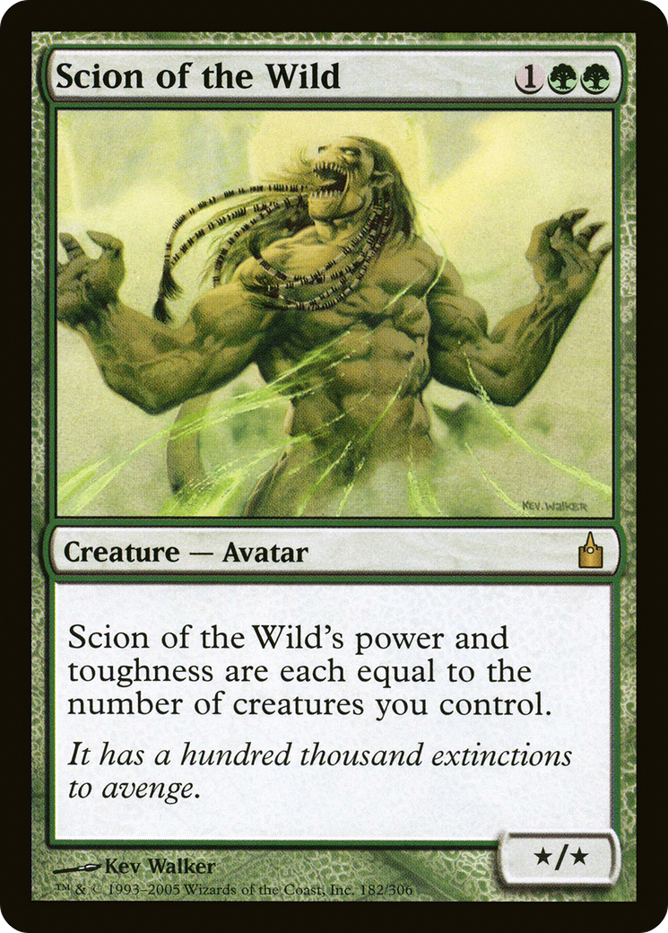Scion of the Wild (RAV-182) - Ravnica: City of Guilds Foil - Premium MTG Single from Wizards of the Coast - Just $0.15! Shop now at Game Crave Tournament Store