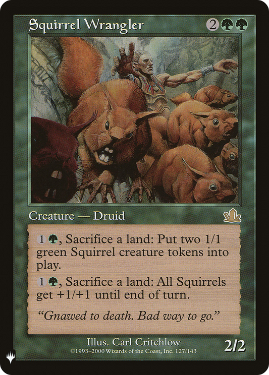 Squirrel Wrangler (MB1-1340) - Mystery Booster - Premium MTG Single from Wizards of the Coast - Just $0.27! Shop now at Game Crave Tournament Store