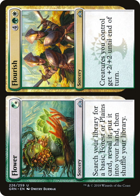 Flower // Flourish (GRN-226) - Guilds of Ravnica - Premium MTG Single from Wizards of the Coast - Just $0.08! Shop now at Game Crave Tournament Store