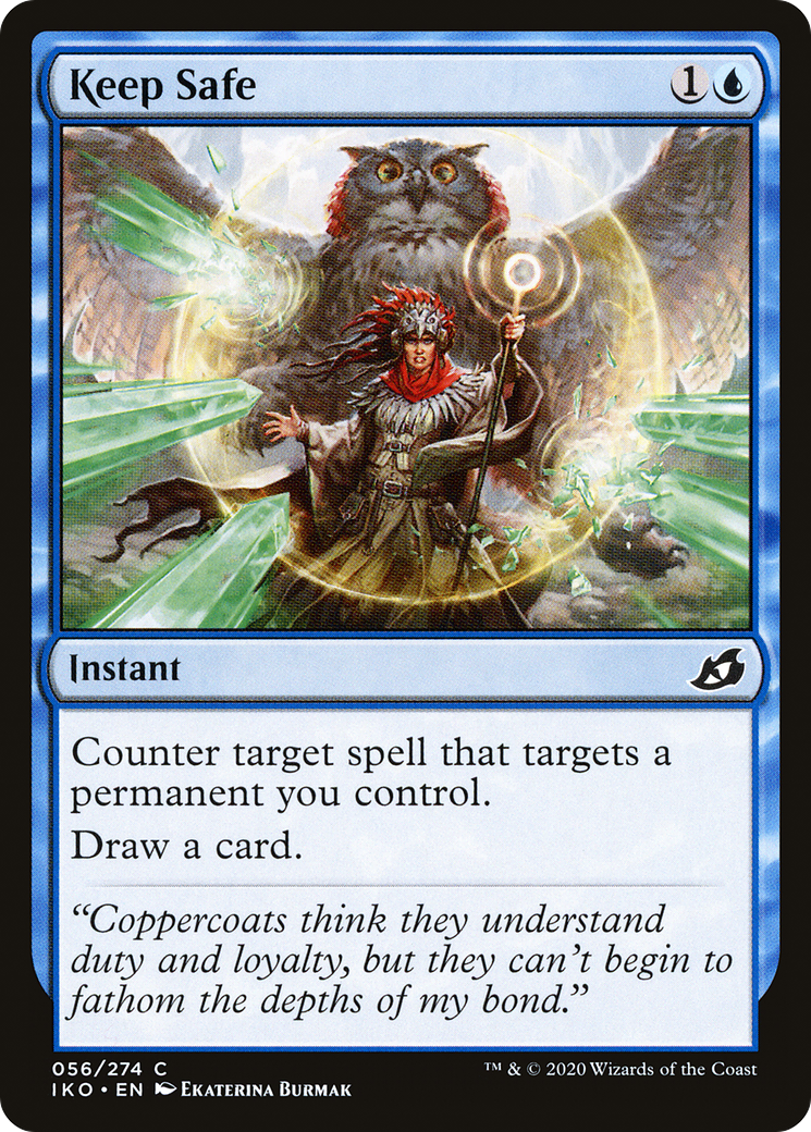 Keep Safe (IKO-056) - Ikoria: Lair of Behemoths - Premium MTG Single from Wizards of the Coast - Just $0.25! Shop now at Game Crave Tournament Store