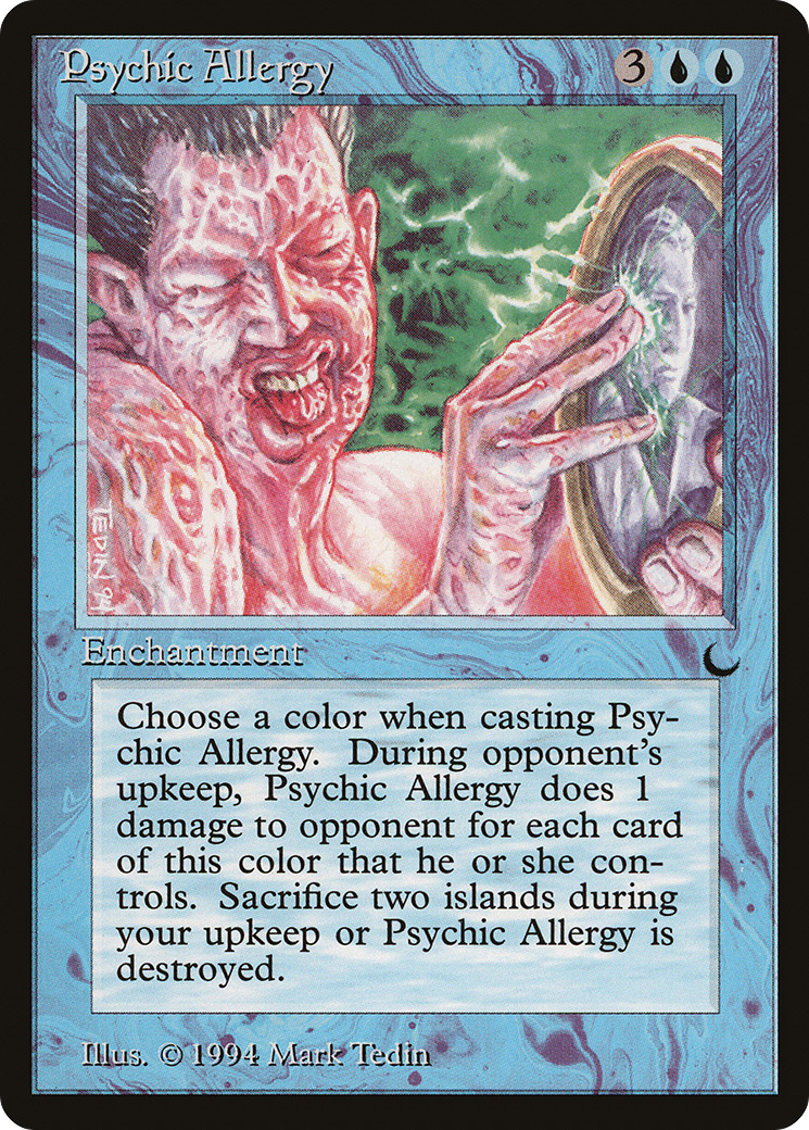 Psychic Allergy (DRK-034) - The Dark - Premium MTG Single from Wizards of the Coast - Just $3.19! Shop now at Game Crave Tournament Store