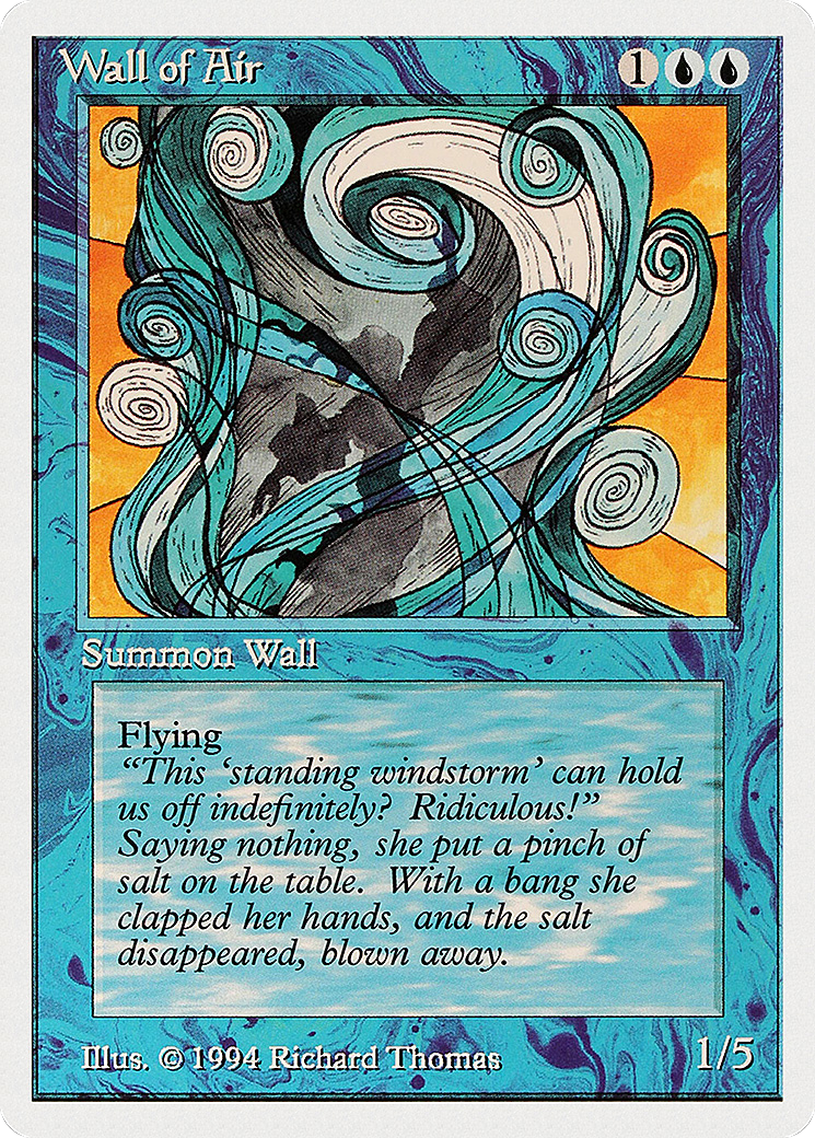Wall of Air (SUM-090) - Summer Magic / Edgar - Premium MTG Single from Wizards of the Coast - Just $0! Shop now at Game Crave Tournament Store