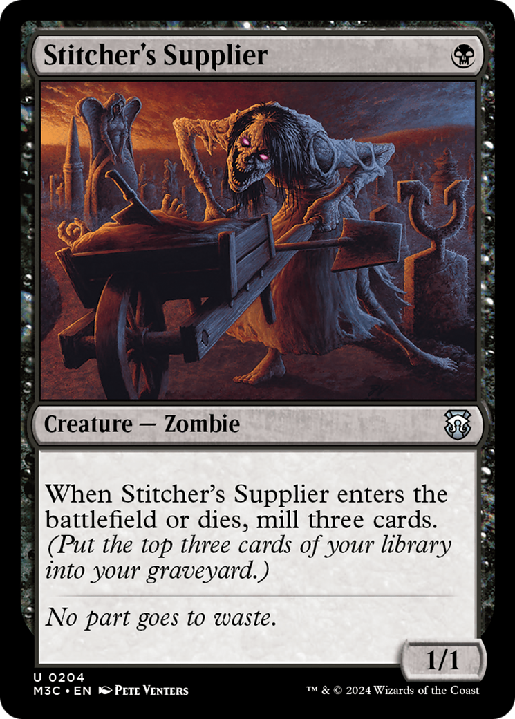 Stitcher's Supplier (M3C-204) - Modern Horizons 3 Commander - Premium MTG Single from Wizards of the Coast - Just $0.27! Shop now at Game Crave Tournament Store