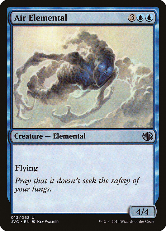 Air Elemental (JVC-013) - Duel Decks Anthology: Jace vs. Chandra - Premium MTG Single from Wizards of the Coast - Just $0.25! Shop now at Game Crave Tournament Store
