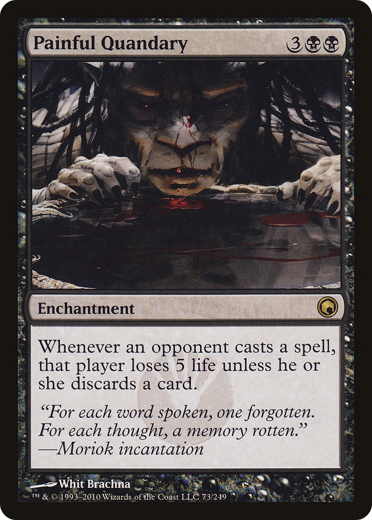 Painful Quandary (SOM-073) - Scars of Mirrodin Foil - Premium MTG Single from Wizards of the Coast - Just $5.45! Shop now at Game Crave Tournament Store