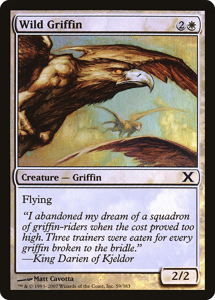 Wild Griffin (10E-59★) - Tenth Edition Foil - Premium MTG Single from Wizards of the Coast - Just $0.08! Shop now at Game Crave Tournament Store