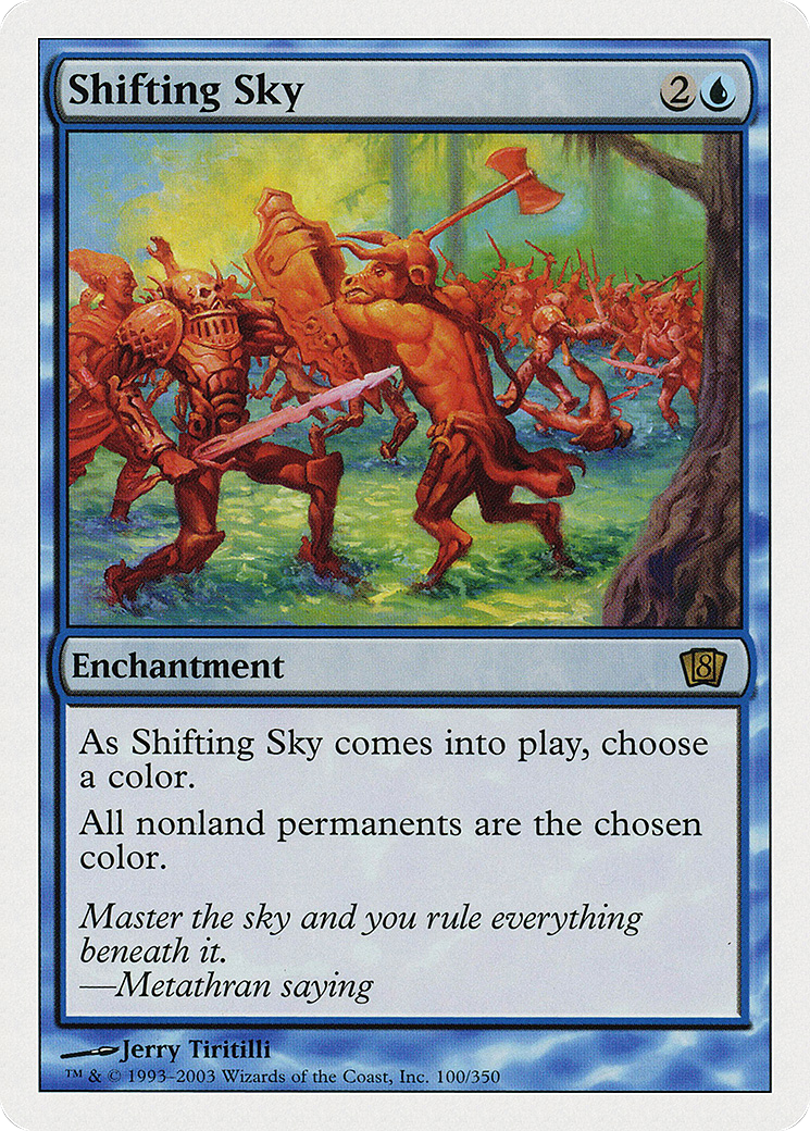 Shifting Sky (8ED-100) - Eighth Edition - Premium MTG Single from Wizards of the Coast - Just $0.24! Shop now at Game Crave Tournament Store