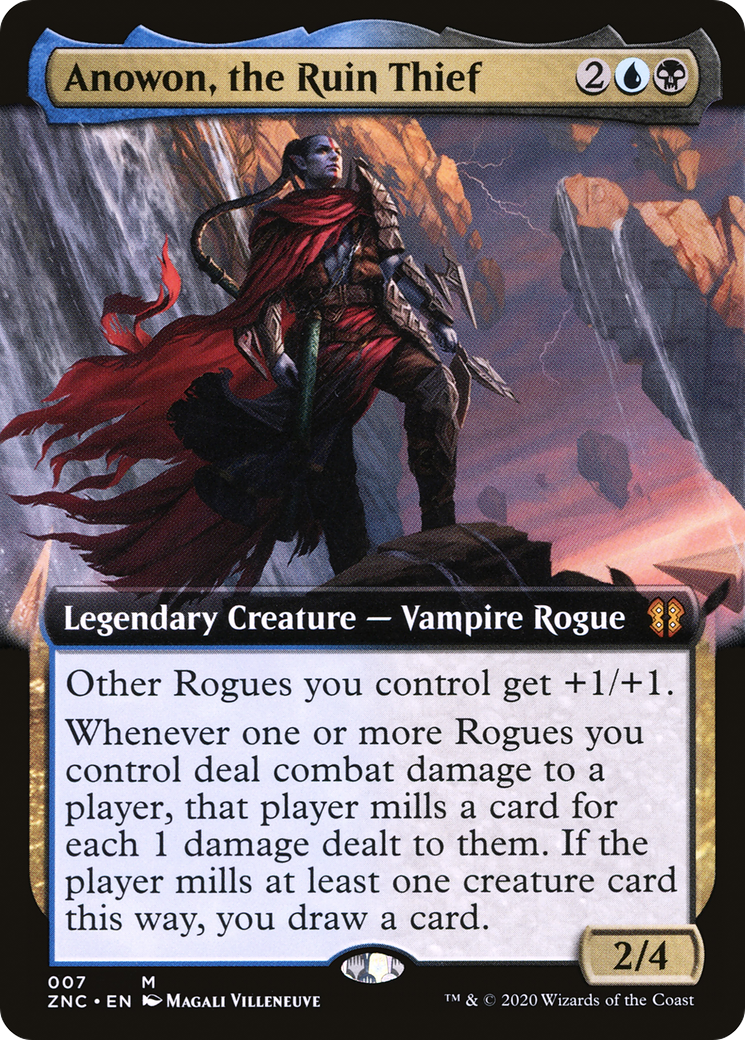 Anowon, the Ruin Thief (ZNC-007) - Zendikar Rising Commander: (Extended Art) Foil - Premium MTG Single from Wizards of the Coast - Just $0.71! Shop now at Game Crave Tournament Store