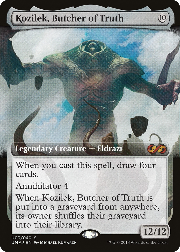 Kozilek, Butcher of Truth (PUMA-0U3) - Ultimate Box Topper: (Extended Art) Foil - Premium MTG Single from Wizards of the Coast - Just $18.27! Shop now at Game Crave Tournament Store
