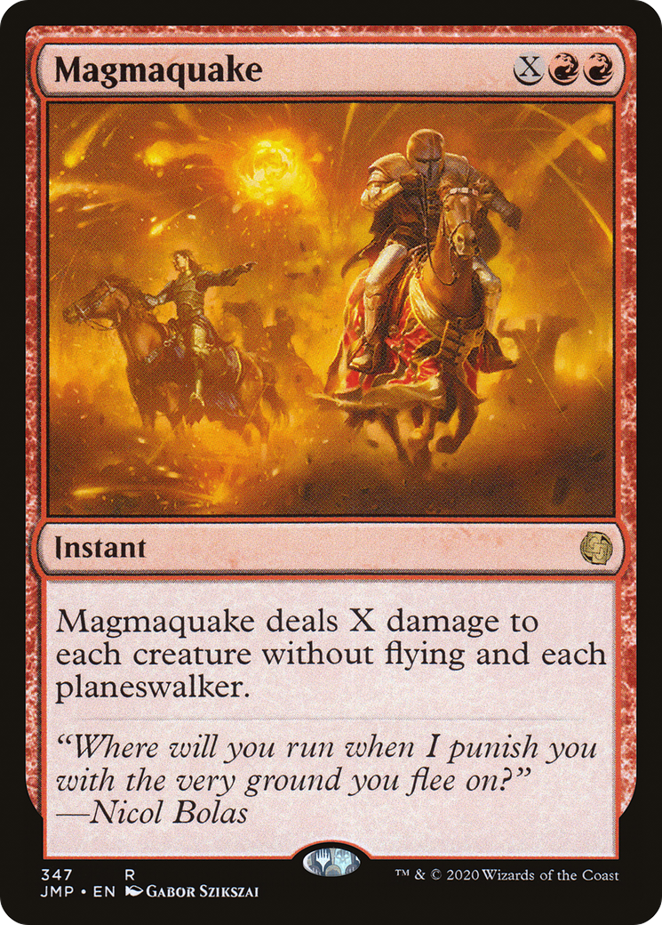 Magmaquake (JMP-347) - Jumpstart - Premium MTG Single from Wizards of the Coast - Just $0.08! Shop now at Game Crave Tournament Store
