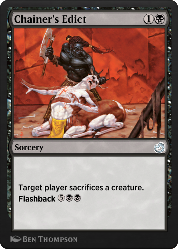 Chainer's Edict (HA3-010) - Historic Anthology 3 - Premium MTG Single from Wizards of the Coast - Just $0! Shop now at Game Crave Tournament Store