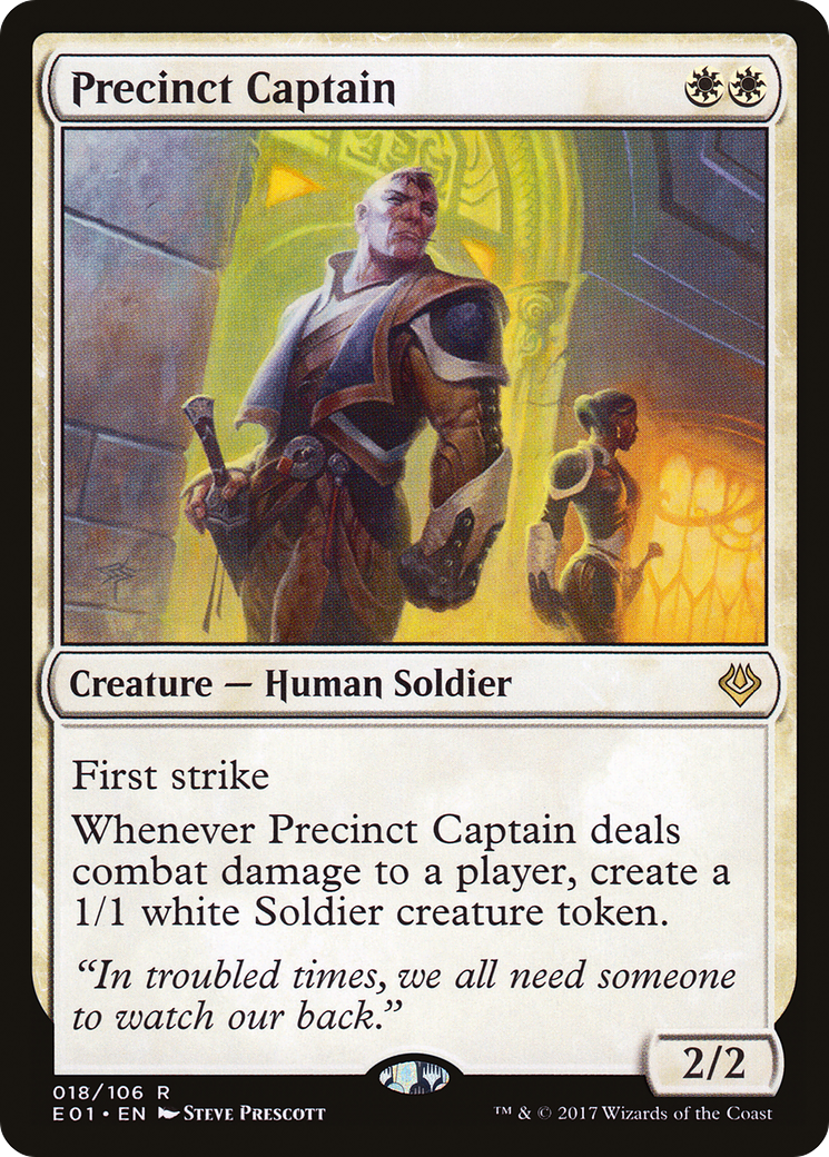 Precinct Captain (E01-018) - Archenemy: Nicol Bolas - Premium MTG Single from Wizards of the Coast - Just $0.28! Shop now at Game Crave Tournament Store