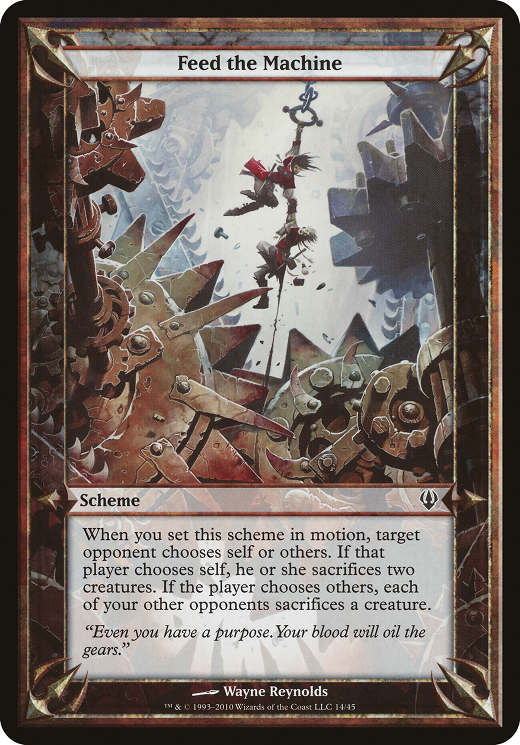 Feed the Machine (OARC-14★) - Archenemy Schemes - Premium MTG Single from Wizards of the Coast - Just $2.79! Shop now at Game Crave Tournament Store