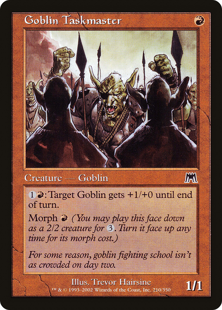 Goblin Taskmaster (ONS-210) - Onslaught - Premium MTG Single from Wizards of the Coast - Just $0.08! Shop now at Game Crave Tournament Store