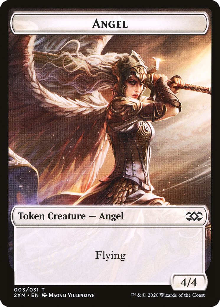 Angel (T2XM-003) - Double Masters Tokens - Premium MTG Single from Wizards of the Coast - Just $0! Shop now at Game Crave Tournament Store