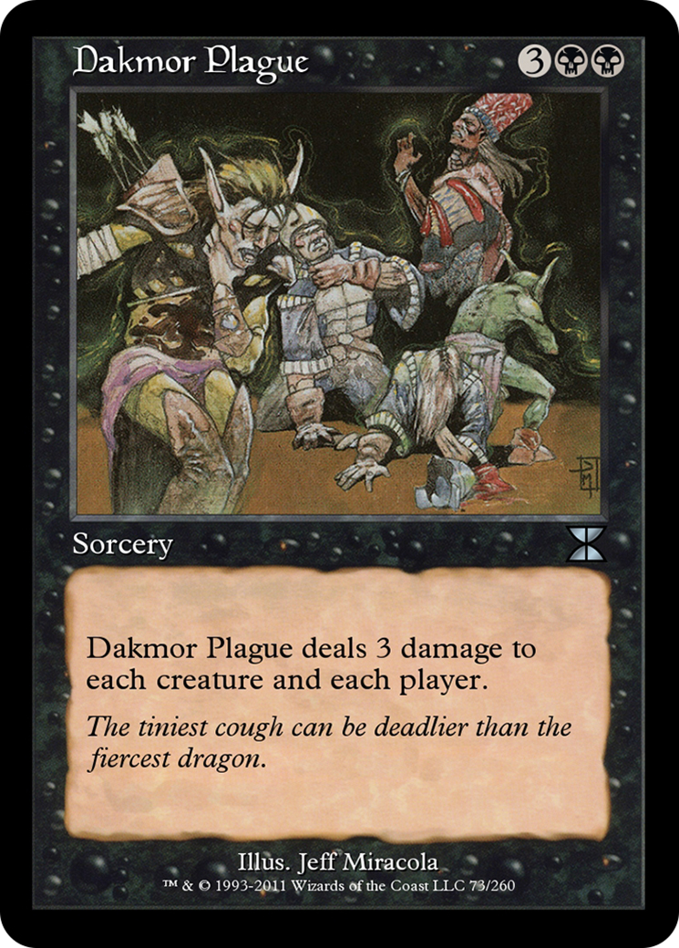 Dakmor Plague (ME4-073) - Masters Edition IV Foil - Premium MTG Single from Wizards of the Coast - Just $0! Shop now at Game Crave Tournament Store