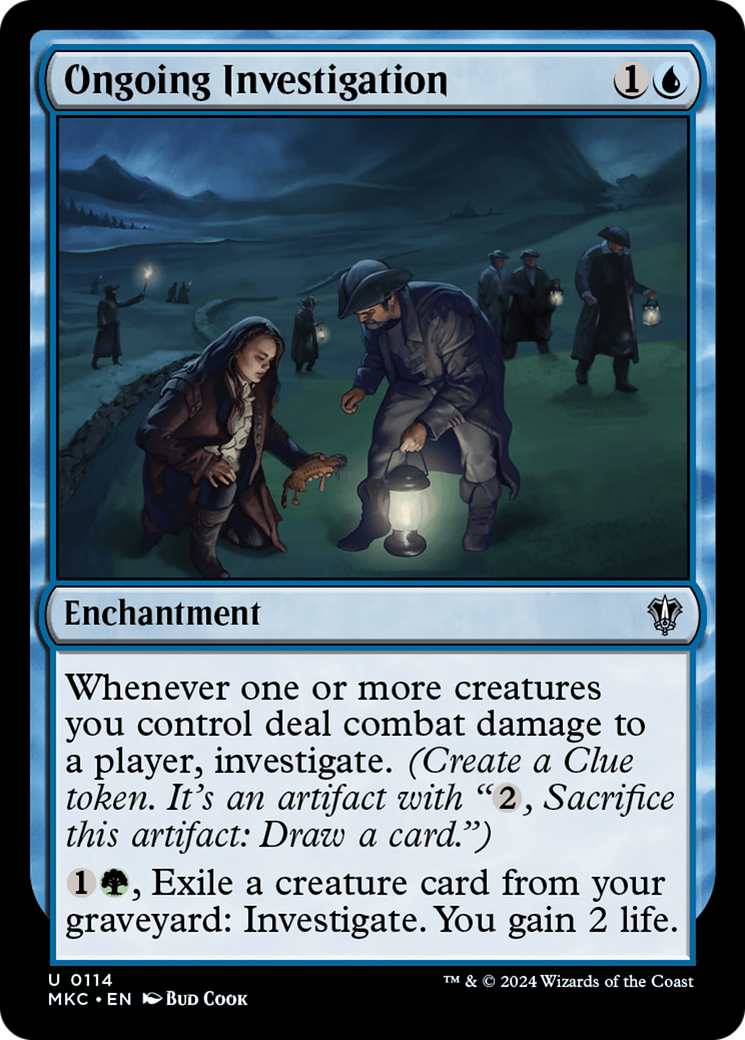 Ongoing Investigation (MKC-114) - Murders at Karlov Manor Commander - Premium MTG Single from Wizards of the Coast - Just $0.25! Shop now at Game Crave Tournament Store
