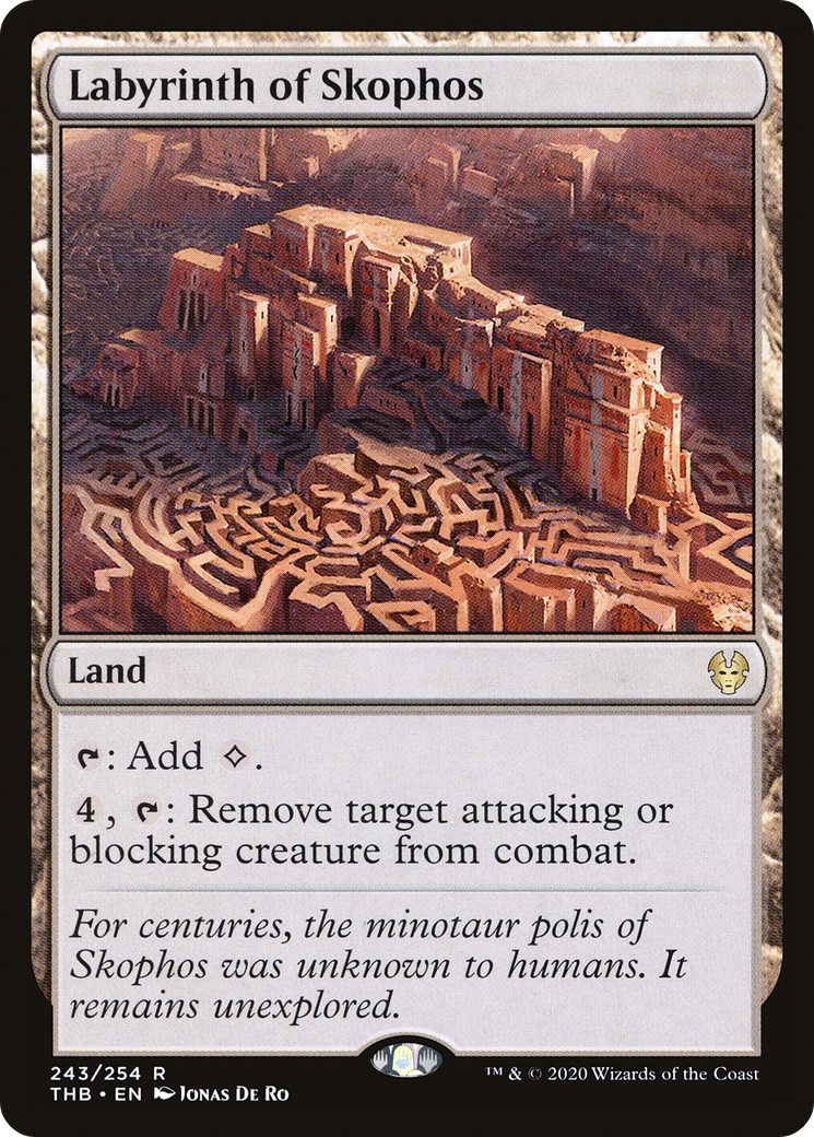 Labyrinth of Skophos (THB-243) - Theros Beyond Death - Premium MTG Single from Wizards of the Coast - Just $0.25! Shop now at Game Crave Tournament Store
