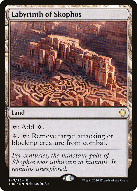 Labyrinth of Skophos (THB-243) - Theros Beyond Death - Premium MTG Single from Wizards of the Coast - Just $0.25! Shop now at Game Crave Tournament Store