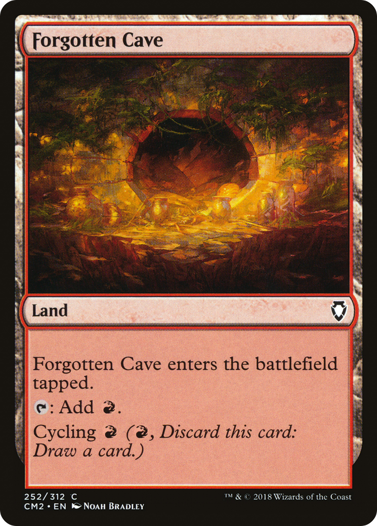 Forgotten Cave (CM2-252) - Commander Anthology Volume II - Premium MTG Single from Wizards of the Coast - Just $0.08! Shop now at Game Crave Tournament Store