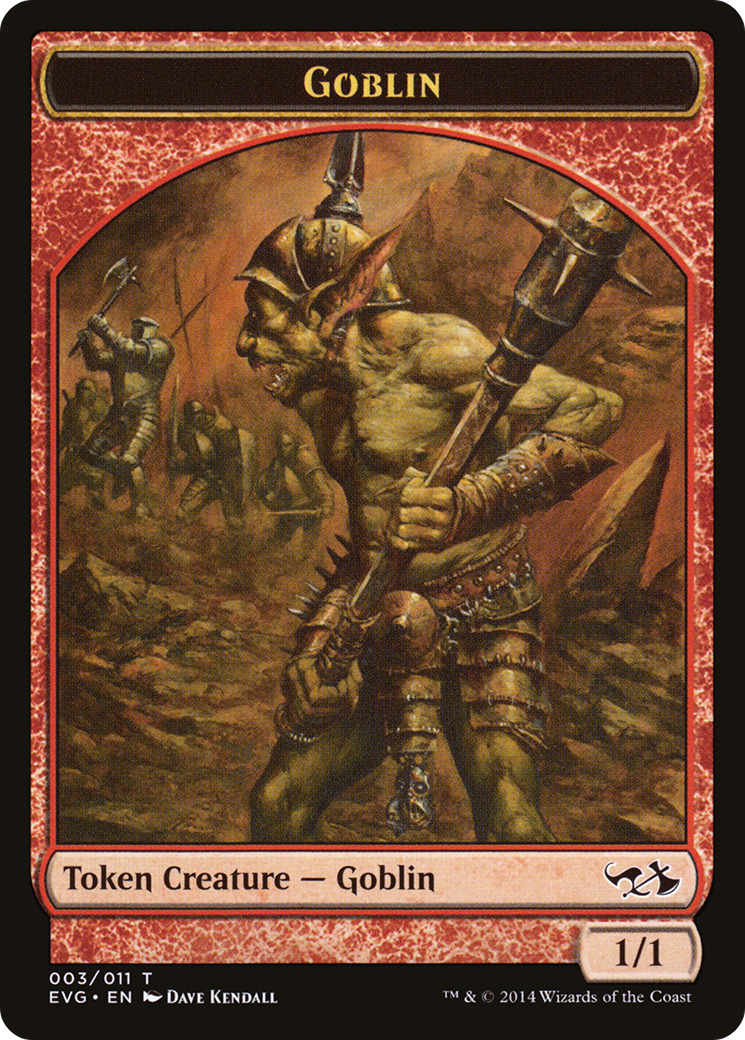 Goblin (TEVG-003) - Duel Decks Anthology: Elves vs. Goblins Tokens - Premium MTG Single from Wizards of the Coast - Just $0.08! Shop now at Game Crave Tournament Store