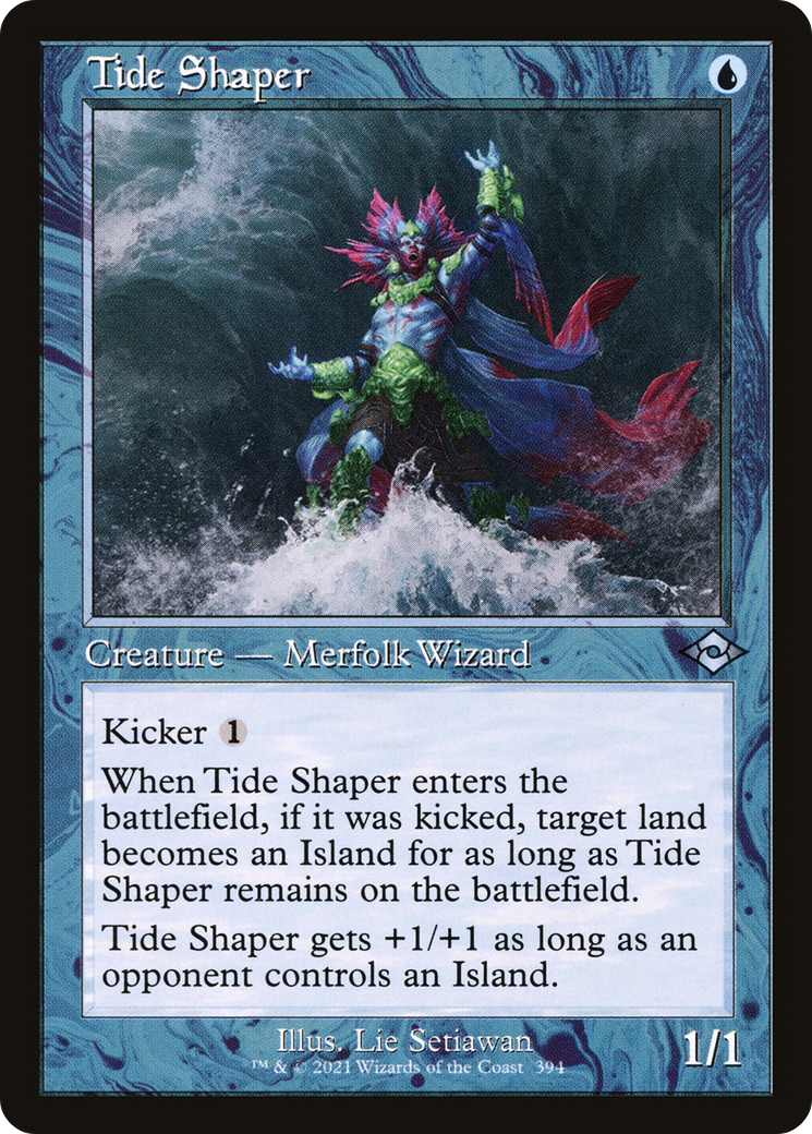 Tide Shaper (MH2-394) - Modern Horizons 2 Etched Foil - Premium MTG Single from Wizards of the Coast - Just $0.08! Shop now at Game Crave Tournament Store