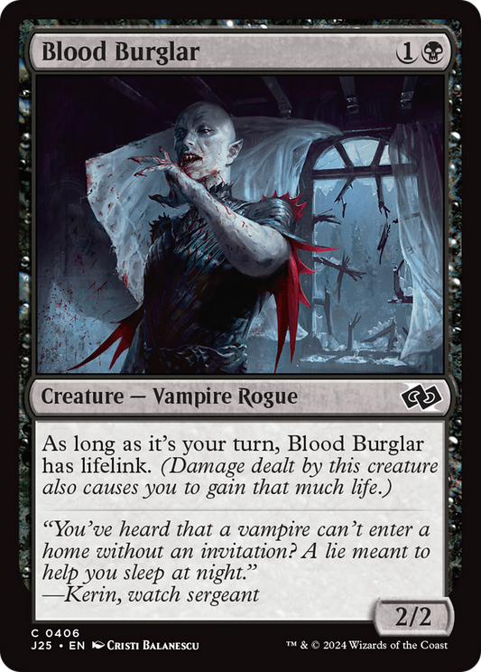 Blood Burglar (J25-406) - Foundations Jumpstart - Premium MTG Single from Wizards of the Coast - Just $0.25! Shop now at Game Crave Tournament Store