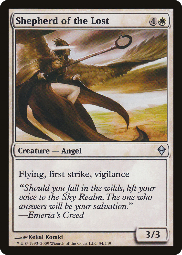 Shepherd of the Lost (ZEN-034) - Zendikar - Premium MTG Single from Wizards of the Coast - Just $0.08! Shop now at Game Crave Tournament Store