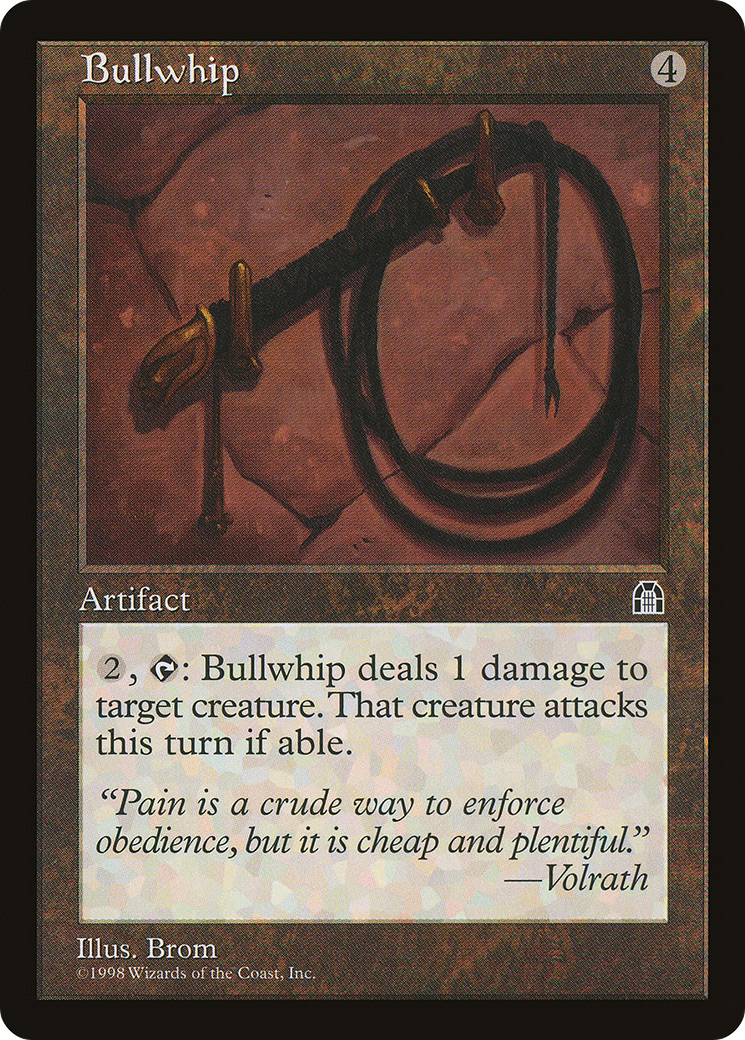 Bullwhip (STH-132) - Stronghold - Premium MTG Single from Wizards of the Coast - Just $0.25! Shop now at Game Crave Tournament Store