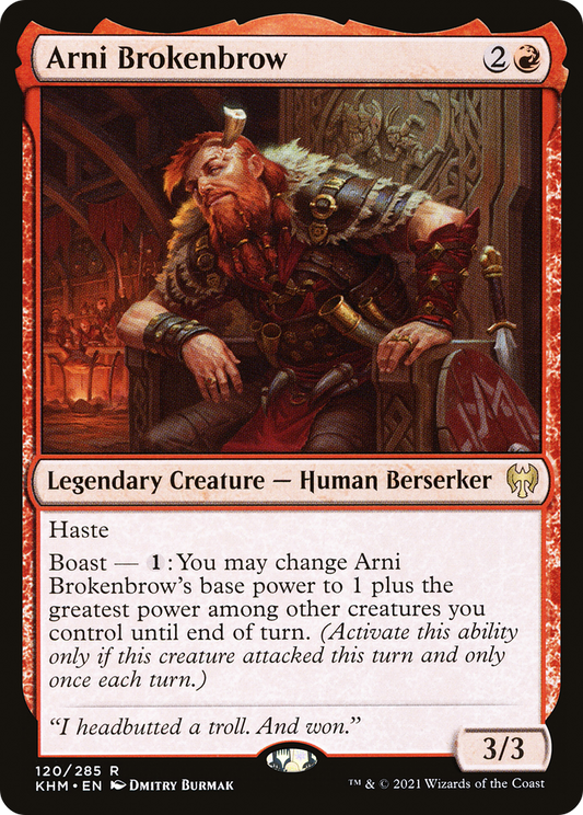 Arni Brokenbrow (KHM-120) - Kaldheim - Premium MTG Single from Wizards of the Coast - Just $0.25! Shop now at Game Crave Tournament Store