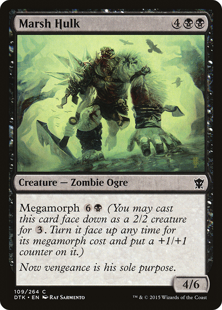 Marsh Hulk (DTK-109) - Dragons of Tarkir - Premium MTG Single from Wizards of the Coast - Just $0.08! Shop now at Game Crave Tournament Store