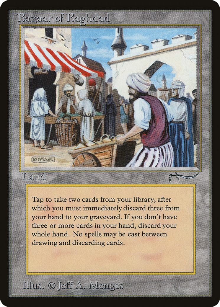 Bazaar of Baghdad (ARN-070) - Arabian Nights - Premium MTG Single from Wizards of the Coast - Just $511.68! Shop now at Game Crave Tournament Store