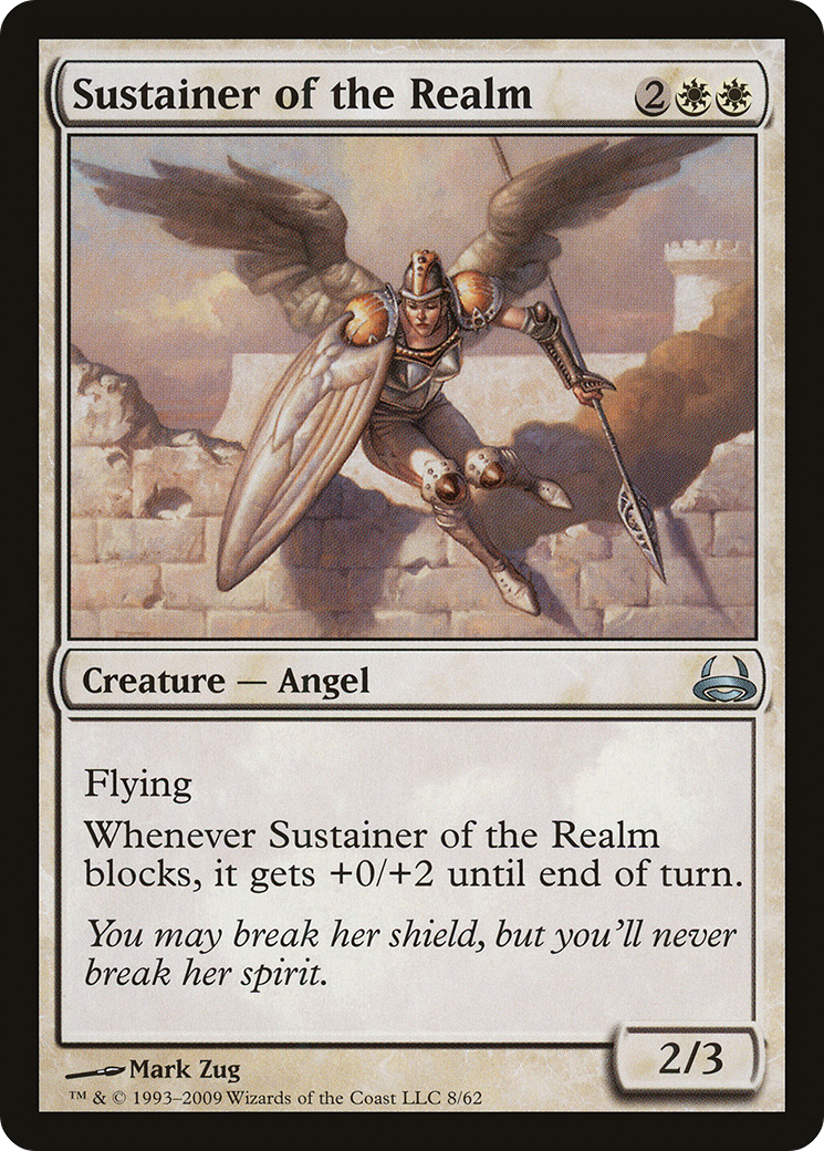 Sustainer of the Realm (DDC-008) - Duel Decks: Divine vs. Demonic - Premium MTG Single from Wizards of the Coast - Just $0.25! Shop now at Game Crave Tournament Store