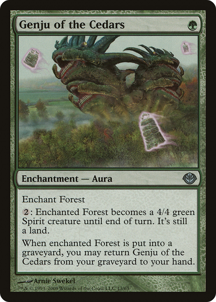 Genju of the Cedars (DDD-013) - Duel Decks: Garruk vs. Liliana - Premium MTG Single from Wizards of the Coast - Just $0.25! Shop now at Game Crave Tournament Store
