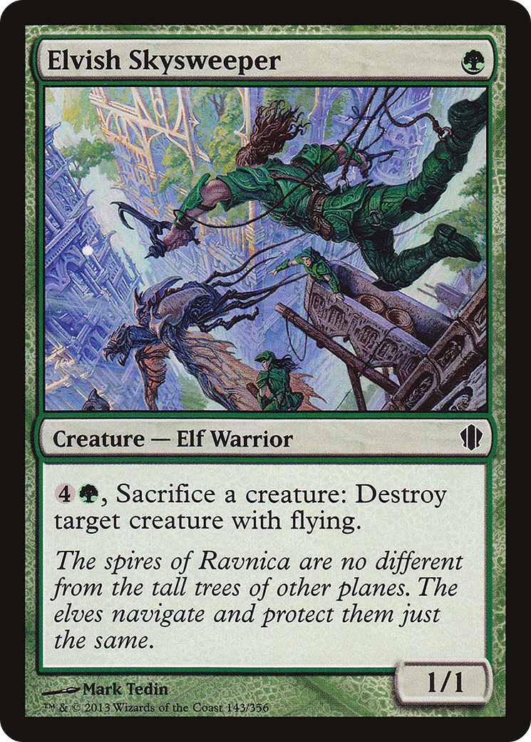 Elvish Skysweeper (C13-143) - Commander 2013 - Premium MTG Single from Wizards of the Coast - Just $0.08! Shop now at Game Crave Tournament Store