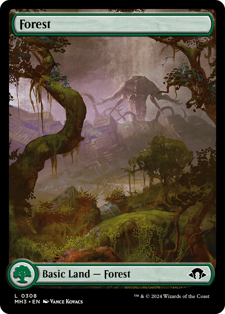 Forest (MH3-308) - Modern Horizons 3 Foil - Premium MTG Single from Wizards of the Coast - Just $0.25! Shop now at Game Crave Tournament Store
