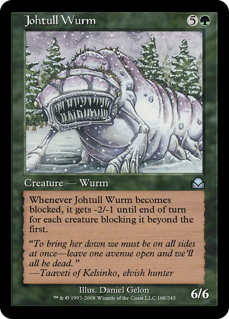 Johtull Wurm (ME2-168) - Masters Edition II - Premium MTG Single from Wizards of the Coast - Just $0! Shop now at Game Crave Tournament Store