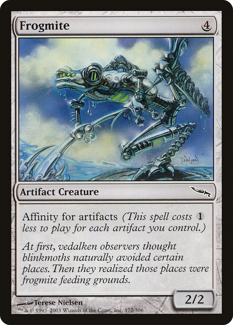 Frogmite (MRD-172) - Mirrodin Foil - Premium MTG Single from Wizards of the Coast - Just $7.56! Shop now at Game Crave Tournament Store