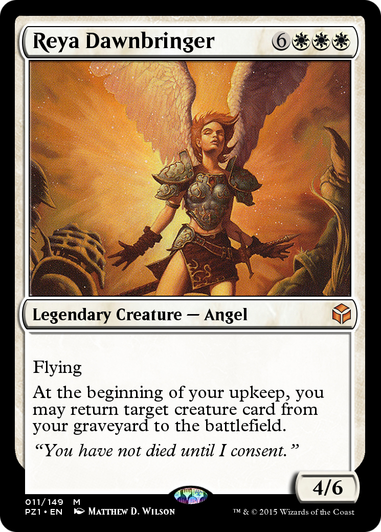 Reya Dawnbringer (PZ1-011) - Legendary Cube Prize Pack - Premium MTG Single from Wizards of the Coast - Just $0! Shop now at Game Crave Tournament Store