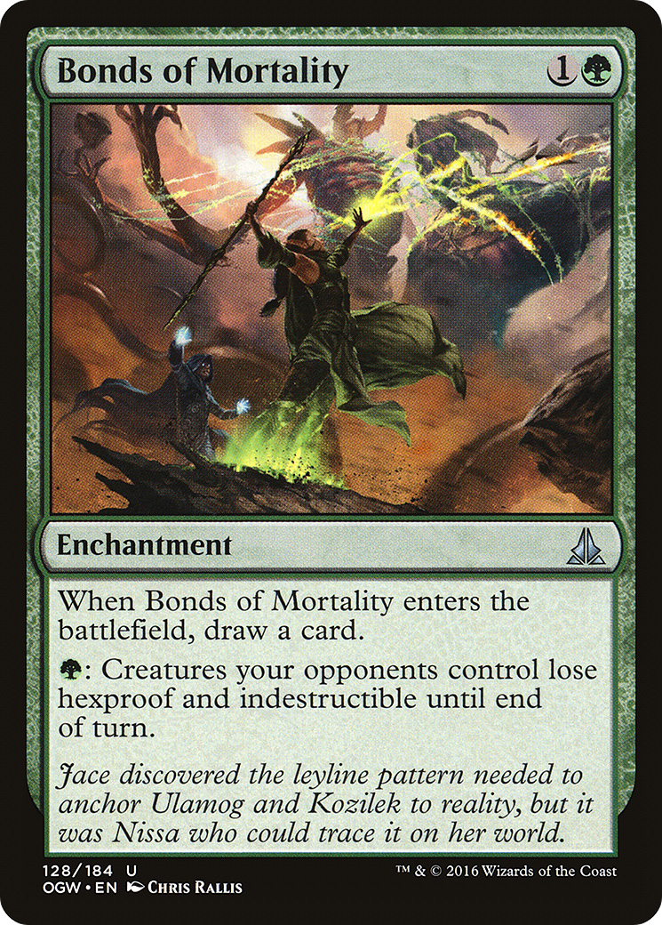 Bonds of Mortality (OGW-128) - Oath of the Gatewatch Foil - Premium MTG Single from Wizards of the Coast - Just $1.14! Shop now at Game Crave Tournament Store