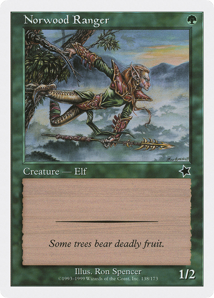 Norwood Ranger (S99-138) - Starter 1999 - Premium MTG Single from Wizards of the Coast - Just $0.25! Shop now at Game Crave Tournament Store