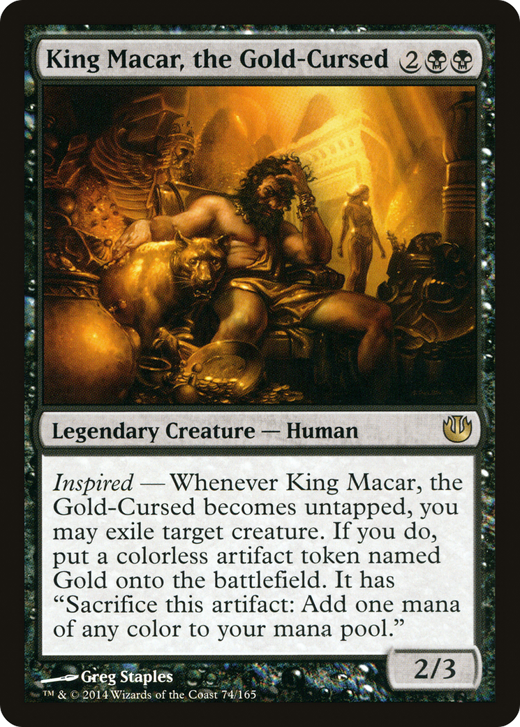 King Macar, the Gold-Cursed (JOU-074) - Journey into Nyx - Premium MTG Single from Wizards of the Coast - Just $0.10! Shop now at Game Crave Tournament Store